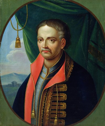 Portrait of Ivan Mazepa, Hetman of the Ukrainian Cossacks by Stepan Zemlykov